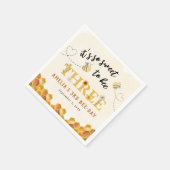 Modern Schattig Het is zo lief om derde verjaardag Servet (Hoek)