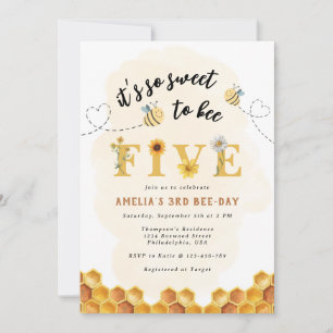 Modern Schattig Het is zo lief om Vijf verjaardag Kaart