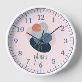 Modern schattig meisje boho holding bloem kunst (Voorkant)