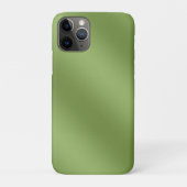 Modern schattig Solid Green gradient Wave patroon Case-Mate iPhone Case (Achterkant)