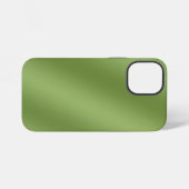 Modern schattig Solid Green gradient Wave patroon iPhone Hoesje (Achterkant horizontaal)