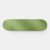 Modern schattig Solid Green gradient Wave patroon Persoonlijk Skateboard (Horizontaal)