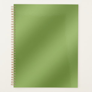 Modern schattig Solid Green gradient Wave patroon Planner
