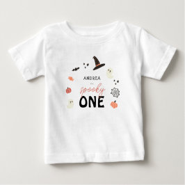 Modern schattig spooky een halloween eerste verjaa