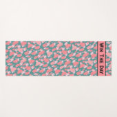 Modern Schattige Abstract Kleurrijk Patroon Yogamat (Voorkant (horizontaal))