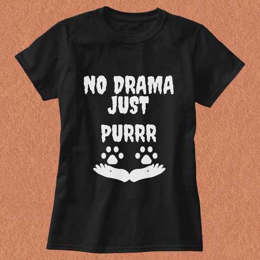 Modern Schattige Grappig Cat Pet Quote Gepersonali T-shirt