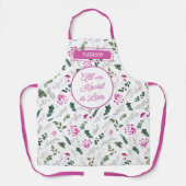 Modern Schattige groen vakantie op maat Schort (Voorkant)