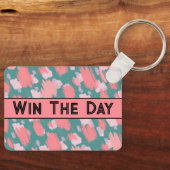 Modern Schattige kleurrijk patroon Sleutelhanger (Voorkant)