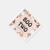 Modern Schattige Little Boo Draaien Twee 2e Verjaa Servet (Hoek)