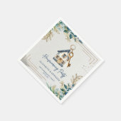 Modern Schattige nieuw huis housewarming party Servet (Hoek)