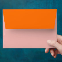 Modern Schattige pastel roze Sinaasappel Retro Bab