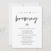 Modern Schattige romantisch bierfeest Vrijgezellen Kaart (Voorkant)