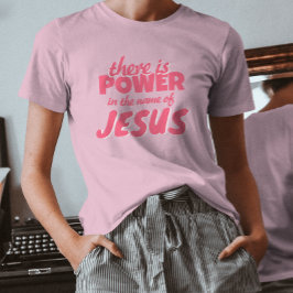 Modern Schattige Script Jesus Faith T-shirt