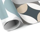 Modern, Schattige, stijlvol, geometrisch, inpakpap Cadeaupapier (Rol Hoek)