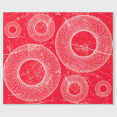 Modern, Schattige, stijlvol, geometrisch, inpakpap Cadeaupapier (Vlak)