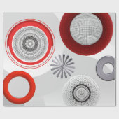 Modern, Schattige, stijlvol, geometrisch inpakpapi Cadeaupapier (Vlak)