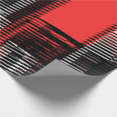 Modern, Schattige, stijlvol, geometrisch inpakpapi Cadeaupapier (Hoek)