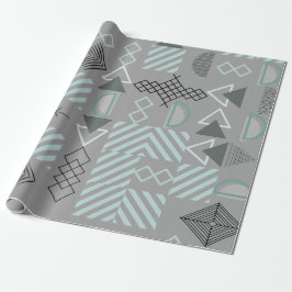 Modern, Schattige, Stijlvol, Geometrisch inpakpapi Cadeaupapier