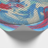 Modern, Schattige, stijlvol, geometrisch inpakpapi Cadeaupapier (Hoek)