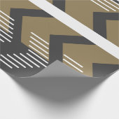 Modern, Schattige, stijlvol, geometrisch inpakpapi Cadeaupapier (Hoek)