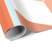 Modern, Schattige, stijlvol, geometrisch inpakpapi Cadeaupapier (Rol Hoek)