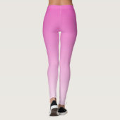 Modern Schattige Stijlvolle Sjabloon Vrouwen Roze  Leggings (Achterkant)