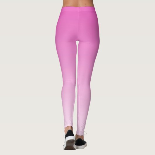 Modern Schattige Stijlvolle Sjabloon Vrouwen Roze  Leggings (Achterkant)