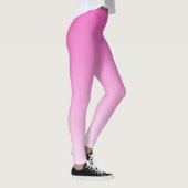 Modern Schattige Stijlvolle Sjabloon Vrouwen Roze  Leggings (Rechts)