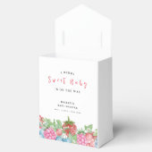 Modern Schattige Wild Berry Sweet Baby shower Bedankdoosjes (Geopend)