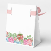 Modern Schattige Wild Berry Sweet Baby shower Bedankdoosjes (Achterkant)