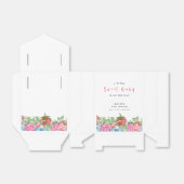 Modern Schattige Wild Berry Sweet Baby shower Bedankdoosjes (Uitgevouwen)