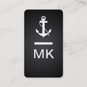 Modern Scheepsbouw Monogram Visitekaartje