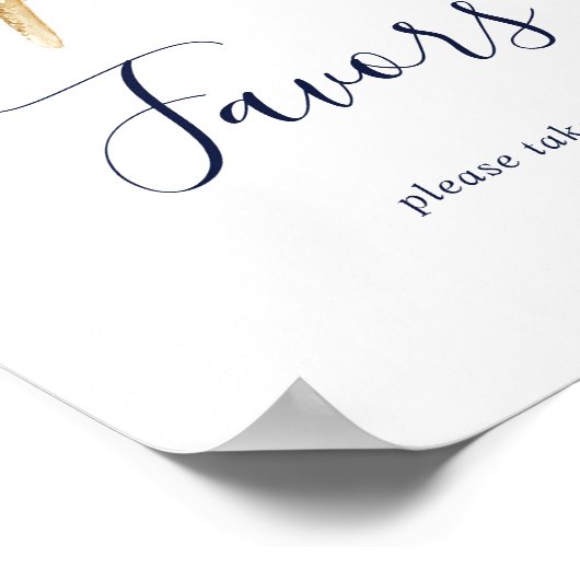 Modern Scheepvaart | Zeester Trouwgunst Teken Poster (Hoek)