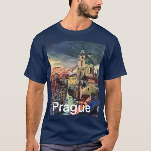 Modern schilderij, Praga T-shirt (Voorkant)