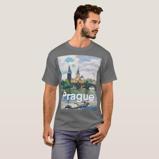 Modern schilderij t-shirt (Voorkant volledig)