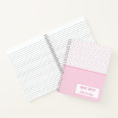 Modern School Floral Notitieboek (Binnen)