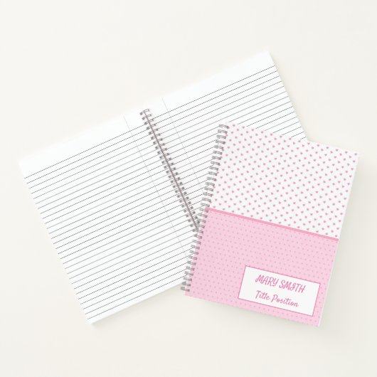 Modern School Floral Notitieboek (Binnen)