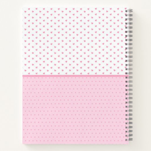 Modern School Floral Notitieboek (Achterkant)