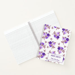 Modern School Floral Notitieboek