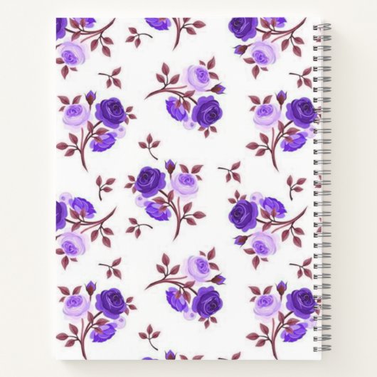 Modern School Floral Notitieboek (Achterkant)