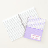 Modern School Floral Notitieboek (Binnen)