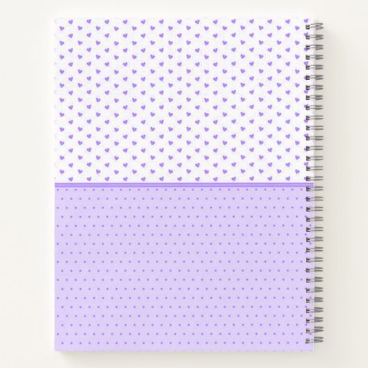 Modern School Floral Notitieboek (Achterkant)