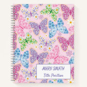 Modern School Floral Notitieboek (Voorkant)