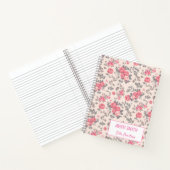 Modern School Floral Notitieboek (Binnen)