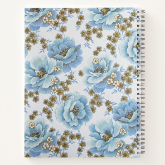 Modern School Floral Notitieboek (Achterkant)