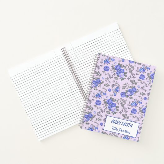 Modern School Floral Notitieboek (Binnen)