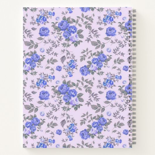 Modern School Floral Notitieboek (Achterkant)