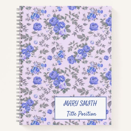 Modern School Floral Notitieboek (Voorkant)