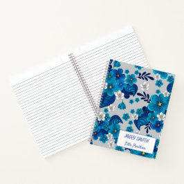 Modern School Floral Notitieboek