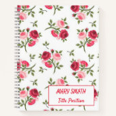 Modern School Floral Notitieboek (Voorkant)